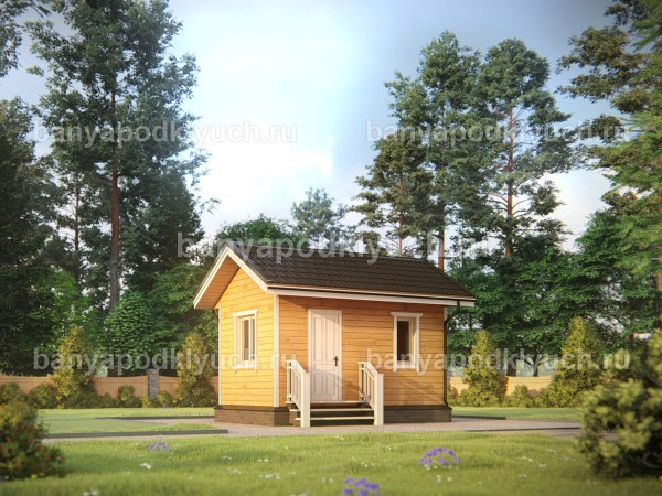 Баня из бруса 5 на 3 м
