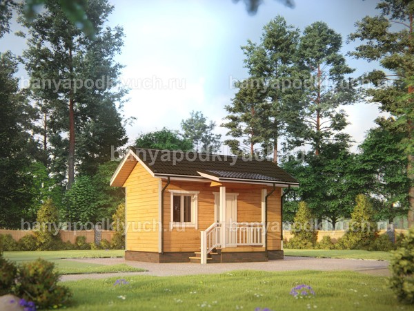 Баня из бруса 6 на 3 м